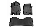 M51515 - : Floor Mats | FR &amp; RR | FR Buckets | Ford F-150 (15-25)/F-150 Lightning (22-24)/Raptor (17-25) for Rough Country Image
