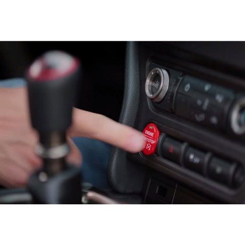 M10B776MR - : Mustang GT350 Red Start Button for Ford Performance Image