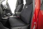 91058 - : Seat Covers | FR &amp; RR | Crew Cab | Fits Nissan Frontier 2WD/4WD (2022-2024) for Rough Country Image