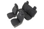 91051 - : Seat Covers | Front Bucket  | Rear Bench | Fits Chevy/Fits GMC Canyon/Colorado (15-22) for Rough Country Image