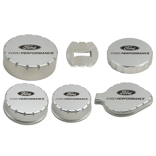 M6766M50A - : Mustang Billet Engine Cap Cover Set for Ford Performance Image