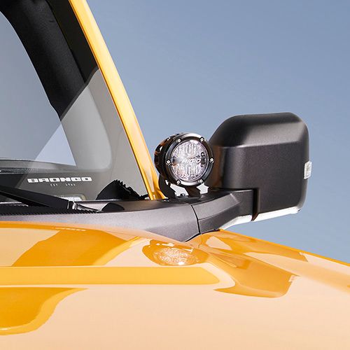M15200KBML - : Bronco Mirror Mounted Off-Road Light Kit for Ford Performance Image