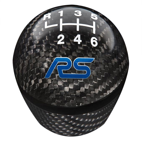 M7213FRSCF - : Focus RS Carbon Fiber Shift Knob for Ford Performance Image