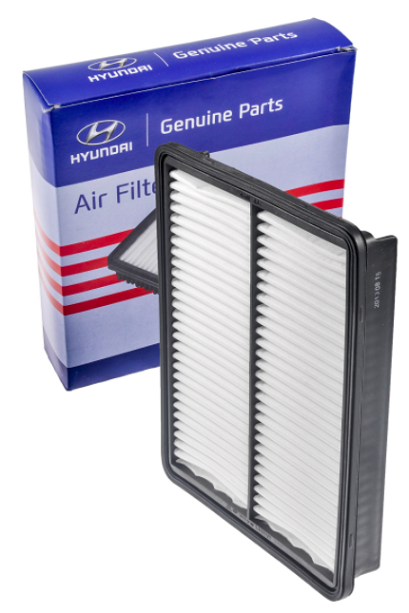 281132P100 - : Genuine OEM Hyundai Air Filter Cleaner - Azera Sonata Santa Fe for Hyundai: Azera, Santa Fe, Sonata Image