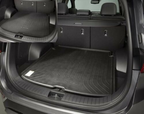 S1F12AC000 - Interior: 2019-2022 Hyundai Santa Fe Rear Cargo Tray Black - Genuine OEM for Hyundai: Santa Fe Image