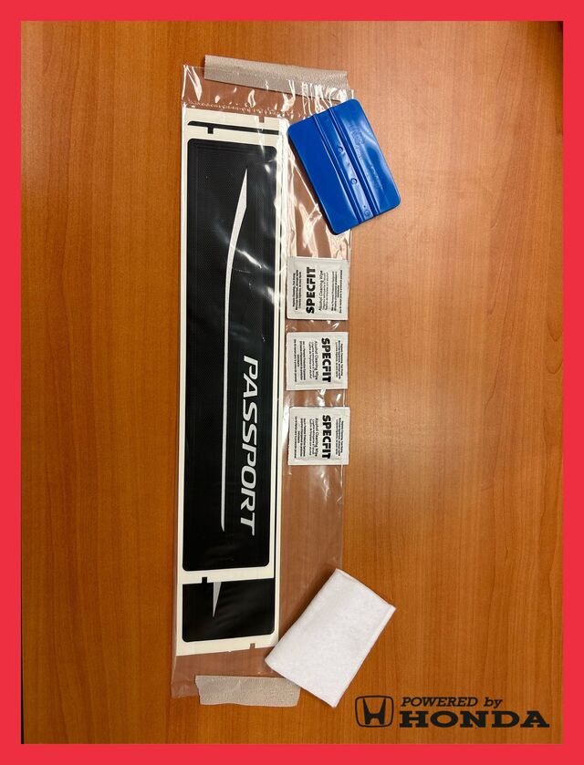 8P04TGS100 - Exterior: Door Sill Protection Film for Honda Image