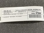 68406473AA - : Vehicle Emission Control Information Label, Canada, US for Mopar Image
