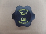 53010654AA - : 1994-06 JEEP WRANGLER 4.0L V6 ENGINE OIL FILLER CAP OEM# 53010654AA for Chrysler: 300M, Concorde, PT Cruiser, Sebring, Town &amp; Country, Voyager | Dodge: Caravan, Dakota, Durango, Grand Caravan, Intrepid, Neon, Ram 1500, Ram 2500, Ram 3500, Stratus | Jeep: Cherokee, Grand Cherokee, Liberty, Wrangler Image