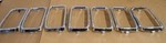 6ML09SZ0AA - : 6ML09SZ0AA 2017-21 JEEP GRAND CHEROKEE CHROME Grille Trim Ring Kit for Jeep: Grand Cherokee, Grand Cherokee WK Image