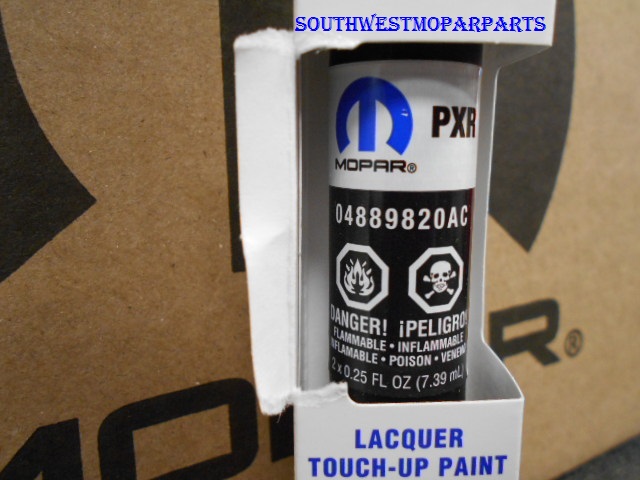 4889820AC - Vehicle Care Products: PXR BRILLIANT BLACK Genuine Mopar Touch Up Paint 4889820AC for Mopar Image
