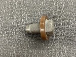 6035417 - : SINGLE 1997-2006 JEEP WRANGLER OIL PAN DRAIN PLUG OEM 6035417 for Dodge: Dakota, Durango, Ram 1500, Ram 2500, Ram 3500, Viper | Jeep: Cherokee, Grand Cherokee, Liberty, Wrangler Image