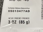 5013477AD - : Rtv Sealant for Chrysler: Aspen | Dodge: Dakota, Durango, Nitro, Ram 1500, Ram 2500, Ram 3500 | Jeep: Cherokee, Commander, Gladiator, Grand Cherokee, Grand Cherokee L, Grand Cherokee WK, Liberty, Wrangler, Wrangler JK | Ram: 1500, 1500 Classic, Dakota Image