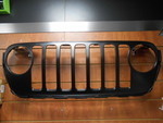 68457102AA - : 2020-21 JEEP GLADIATOR FLAT BLACK Radiator Grille OEM 68457102AA for Mopar Image