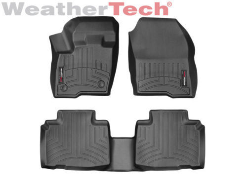 448151448152 - : WeatherTech Floor Mats FloorLiner for Ford Edge - 2015-2017 - Black for WeatherTech Image
