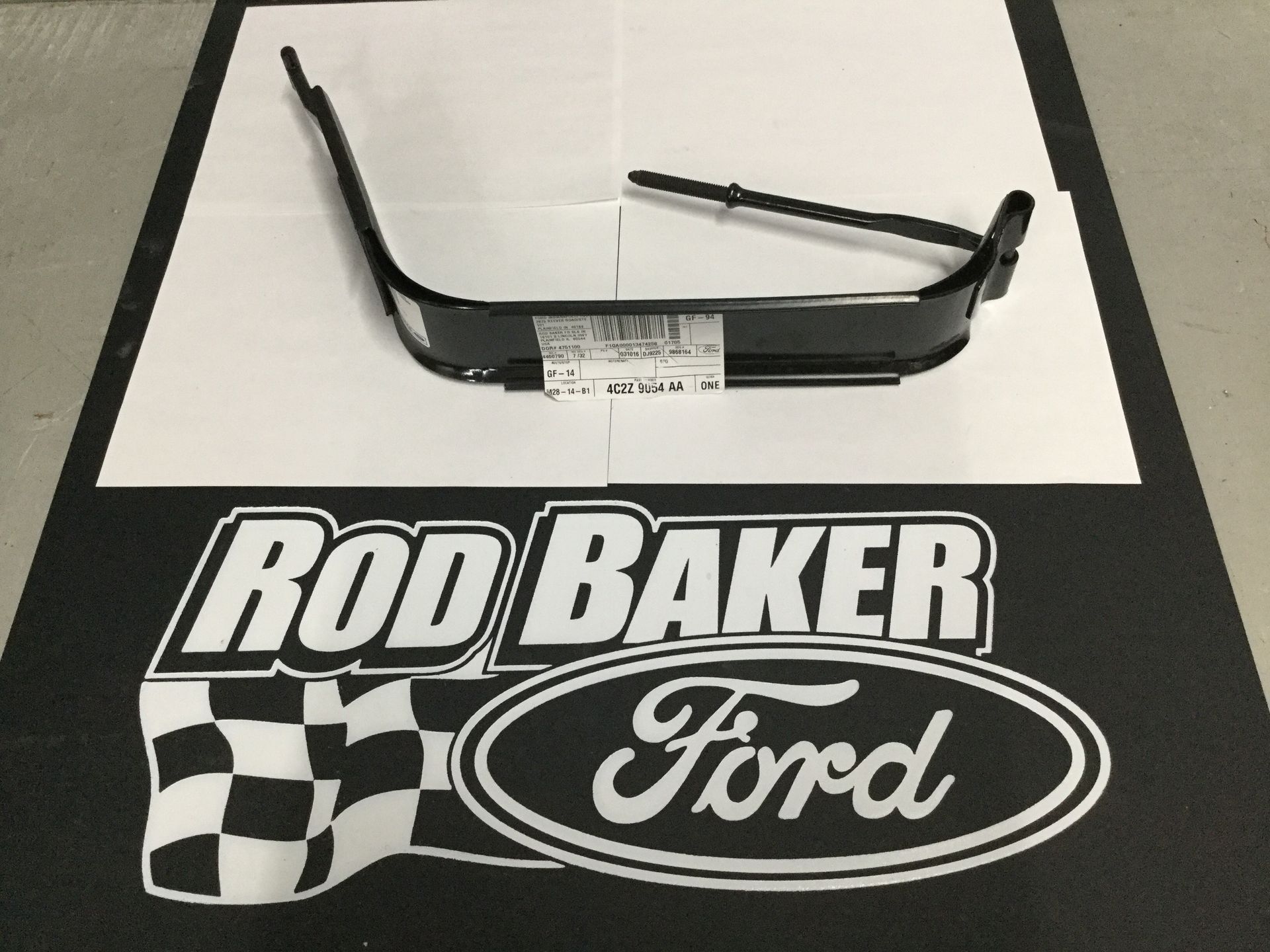 4C2Z9054AA - Fuel System: Fuel Tank Strap for Ford Image