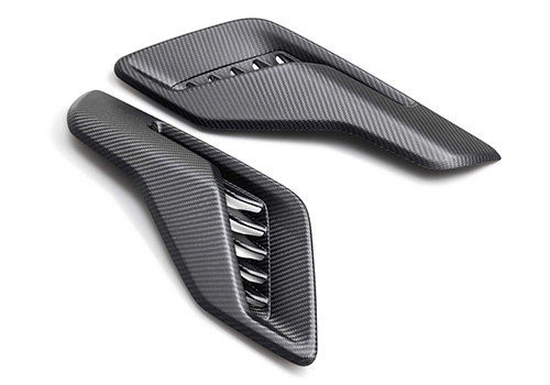 M16026FM - : 2021-2025 F-150 RAPTOR CARBON FIBER FENDER VENT SET - MATTE for Ford Performance Image