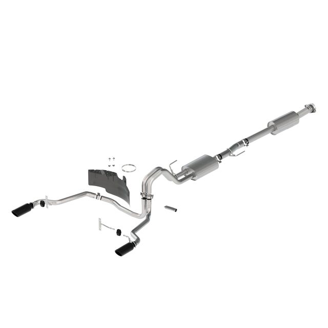 M5200FSBR - : 2021-2025 F-150 SPORT EXHAUST - BLACK - REAR EXIT for Ford Performance Image