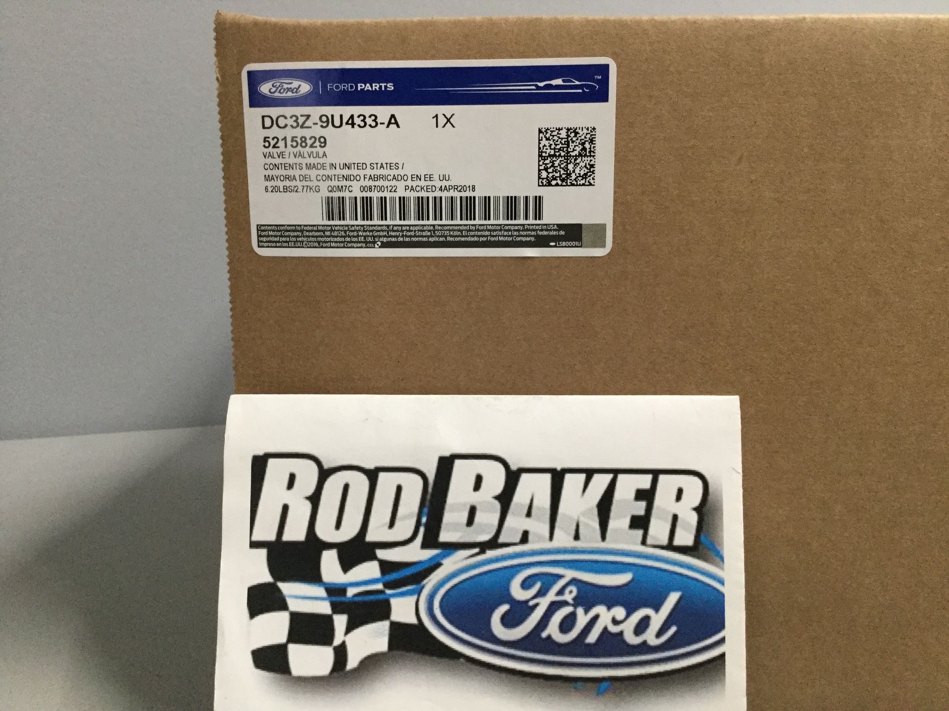 DC3Z9U433A - : Control Valve for Ford Image