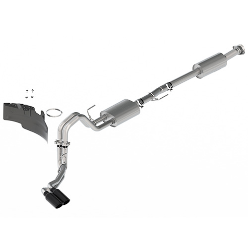 M5200FSBS - : 2021-2025 F-150 2.7L, 3.5L &amp; 5.0L SPORT EXHAUST - BLACK - SIDE EXIT for Ford Performance Image