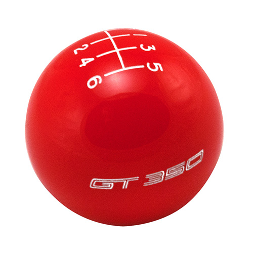 M7213M8SR - : FORD PERFORMANCE GT350 SHIFT KNOB 6-SPEED - RED for Ford Performance Image