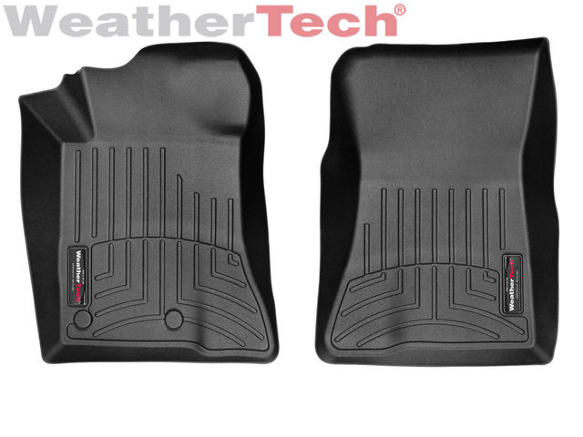 446991 - : WeatherTech FloorLiner for Ford Mustang - 2015-2017 - 1st Row - Black for WeatherTech Image