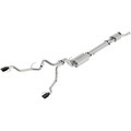 M5200F15RTB - : 2017-2020 F-150 RAPTOR 3.5L CAT BACK TOURING EXHAUST SYSTEM - BLACK TIPS for Ford Performance Image