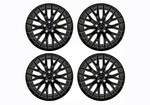 M1007KM19XB - : 2015-2023 MUSTANG GT 19" x 9" &amp; 19" x 9.5" PERFORMANCE PACK WHEEL SET WITH TPMS KIT - MATTE BLACK for Ford Performance Image
