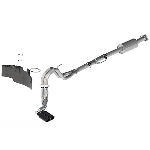 M5200FEBS - : 2021-2025 F-150 2.7L, 3.5L &amp; 5.0L F-150 EXTREME EXHAUST - BLACK - SIDE EXIT for Ford Performance Image
