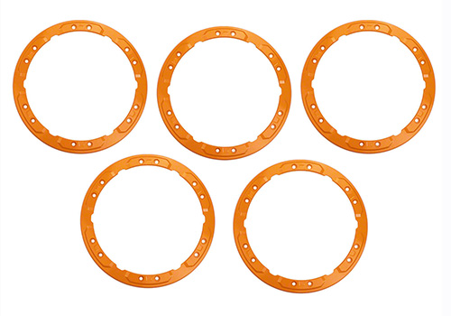 M1021KBLO - : 2021-2025 BRONCO BEADLOCK TRIM RING KIT - ORANGE for Ford Performance Image