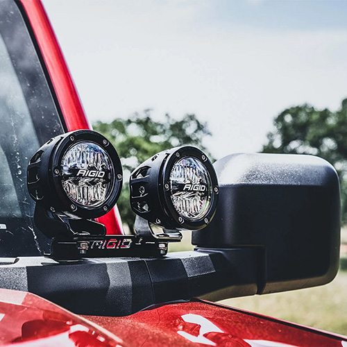 M15200KBDML - : 2021-2025 BRONCO DUAL MIRROR MOUNTED OFF-ROAD LIGHTS for Ford Performance Image