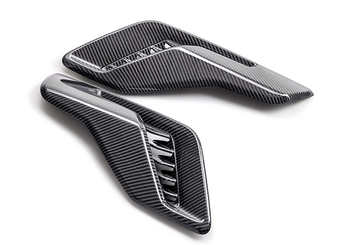 M16026FG - : 2021-2025 F-150 RAPTOR CARBON FIBER FENDER VENT SET - GLOSS for Ford Performance Image