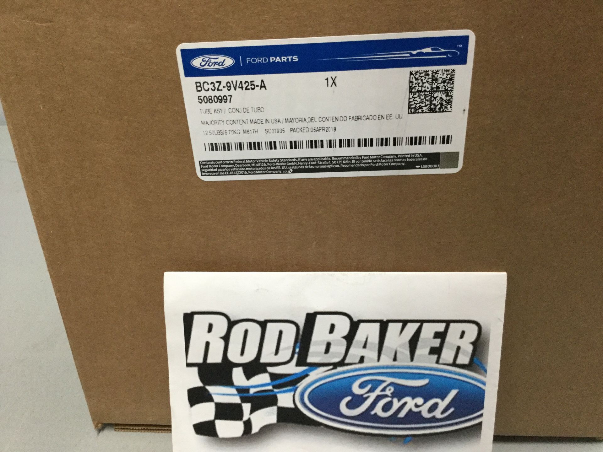 BC3Z9V425A - : Exhaust Gas Re-Circulation (Egr) Cooler for Ford Image