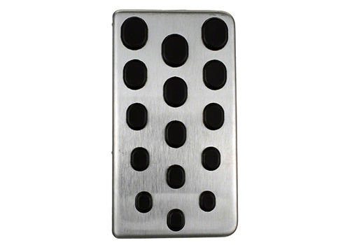 M2301C - : ALUMINUM AND URETHANE SPECIAL EDITION MUSTANG DEAD PEDAL for Ford Performance Image