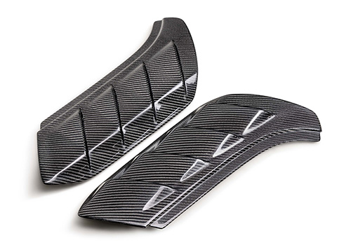 M16026BG - : 2022-2025 BRONCO RAPTOR CARBON FIBER FENDER VENT SET-GLOSS for Ford Performance Image