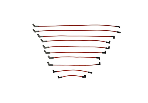 M12259R460 - : 9MM SPARK PLUG WIRE SETS - "FORD RACING" for Ford Performance Image