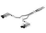 M5200DHS - : 2024-2025 MUSTANG DARK HORSE 5.0L SPORT ACTIVE CAT-BACK - BLACK TIP for Ford Performance Image