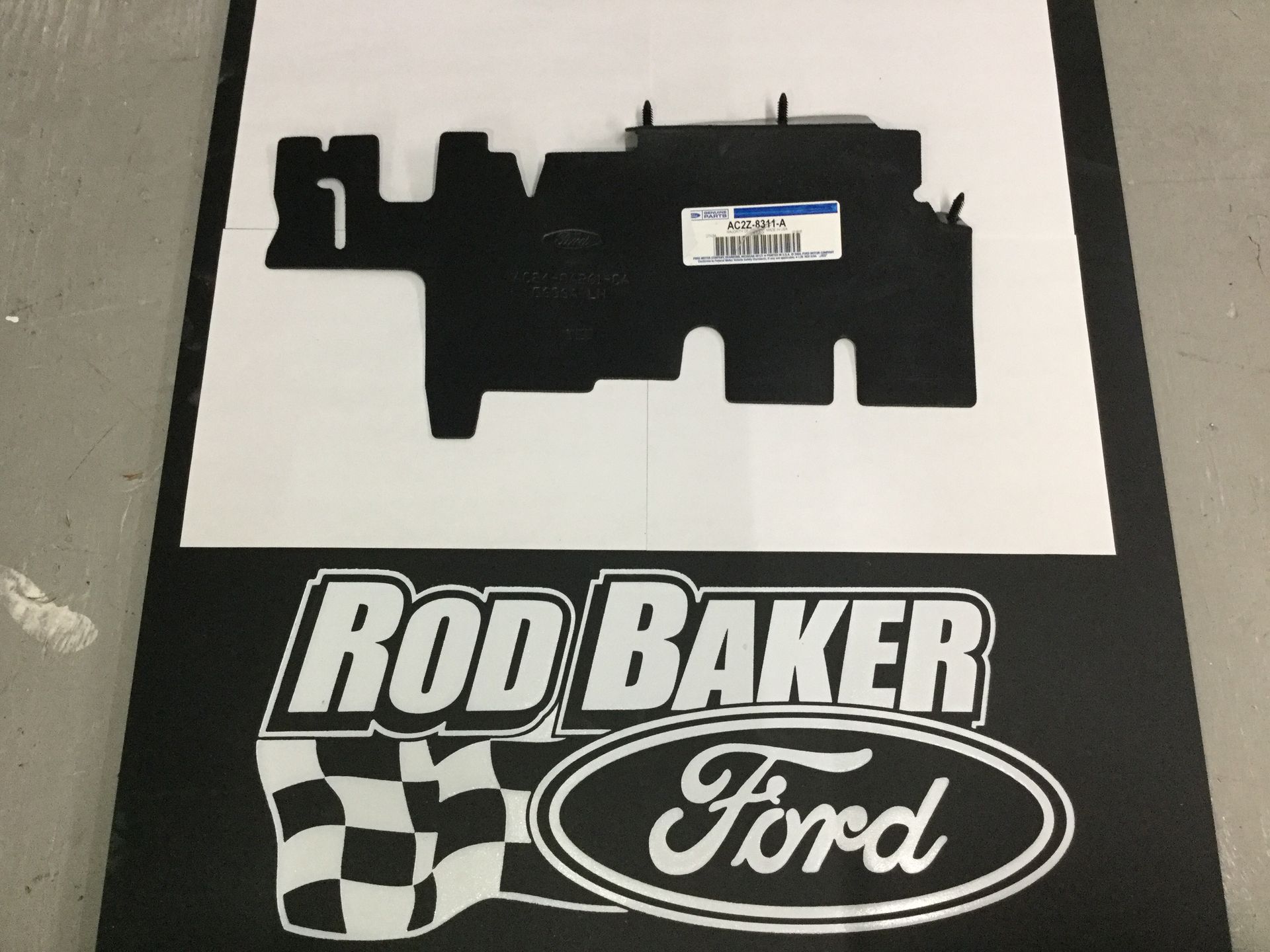 AC2Z8311A - Body: Side Baffle for Ford Image