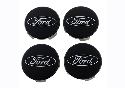 M1096KBCT - : FORD TRUCK/SUV BLACK AND CHROME WHEEL CENTER CAP KIT for Ford Performance Image