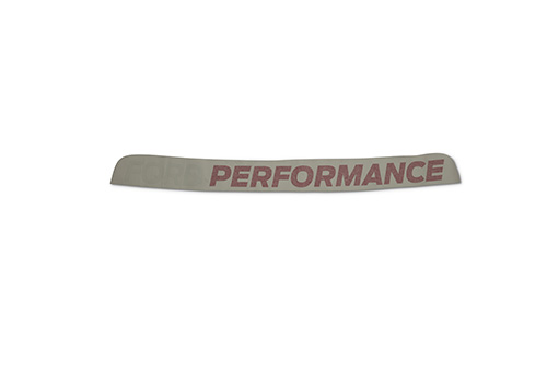M1820MR - : 2005-2023 MUSTANG FORD PERFORMANCE WINDSHIELD BANNER-WHITE AND RED for Ford Performance Image