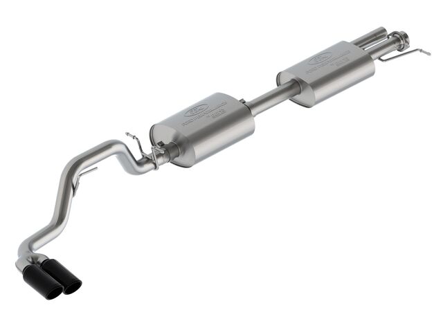 M5200R7SB - : 2024-2026 Ranger 2.7L Side Exit Sport Exhaust w/ Black Tips for Ford Performance Image