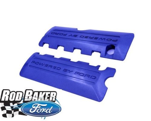 M6P067M50B - : 5.0L COYOTE "POWERED BY FORD" BLUE COIL COVERS for Ford Performance Image