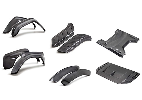 M16600KBG - : 2022-2025 BRONCO RAPTOR CARBON FIBER APPEARANCE KIT-GLOSS for Ford Performance Image