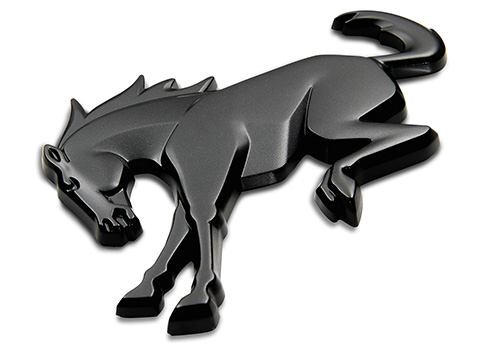 M1447BRMB - : BRONCO REAR EMBLEM - MATTE BLACK for Ford Performance Image