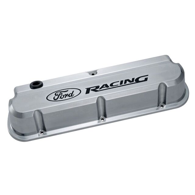 302138 - : FORD RACING 289-351 SLANT EDGE VALVE COVER POLISHED for Ford Performance Image