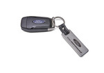 M1800FP - : FORD PERFORMANCE CARBON FIBER &amp; STAINLESS STEEL KEYCHAIN for Ford Performance Image