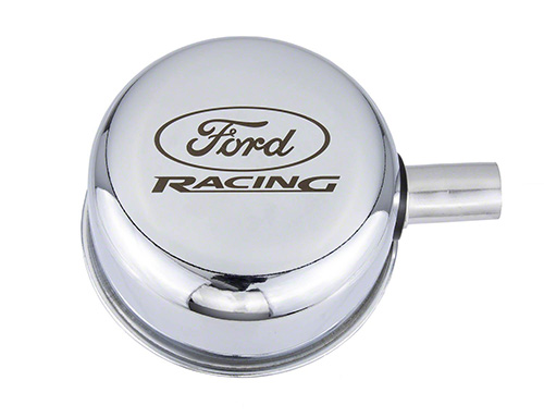M6766FRVCH - : CHROME  BREATHER CAP W/ FORD RACING LOGO for Ford Performance Image