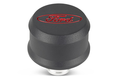 302440 - : "FORD" SLANT EDGE BREATHER - BLACK/RED for Ford Performance Image