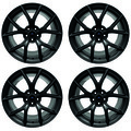 M1007KDC19MB - : MUSTANG HP PERFORMANCE PACK 19" X 9.5" &amp; 19" X 10" WHEEL KIT WITH TPMS KIT - MATTE BLACK for Ford Performance Image
