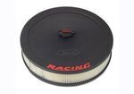 302352 - : AIR CLEANER KIT: BLACK CRINKLE FINISH, RED FORD RACING EMBLEM for Ford Performance Image