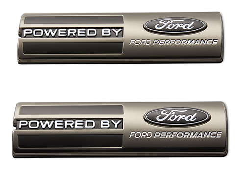 M16098PBFPB - : POWERED BY FORD PERFORMANCE BADGE - BLACK for Ford Performance Image
